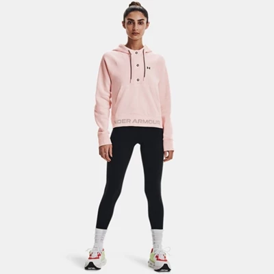 Buy Under Armour Women's UA Rival Terry Hoodie Pink in Kuwait -SSS